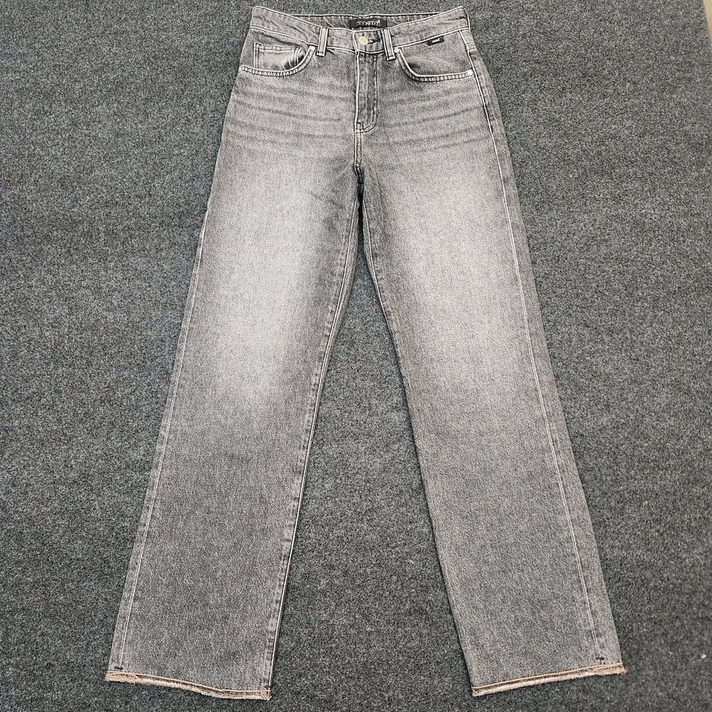 Mavi Womens 26/29 Acid-Wash Grey Wide Leg Baggy Jeans Vintage 90s Aesthetic